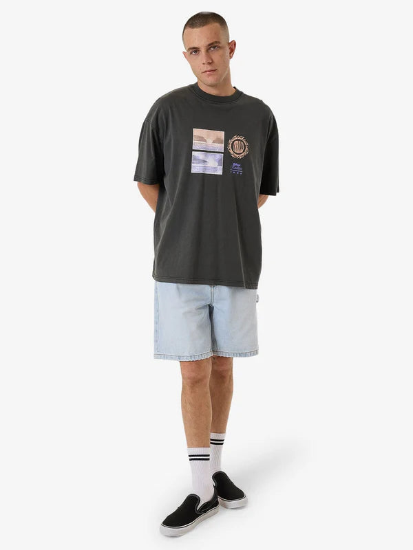 Thrills Other Realities Box Fit Oversize Tee - Merch Black