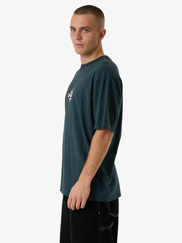 Thrills Reverb Oversize Fit Tee - Jasper Green