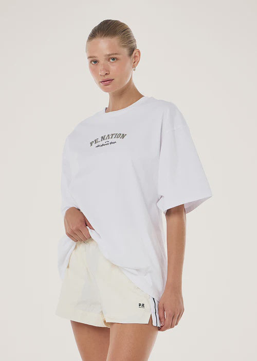 P.E Nation Trial Tee - Optic White