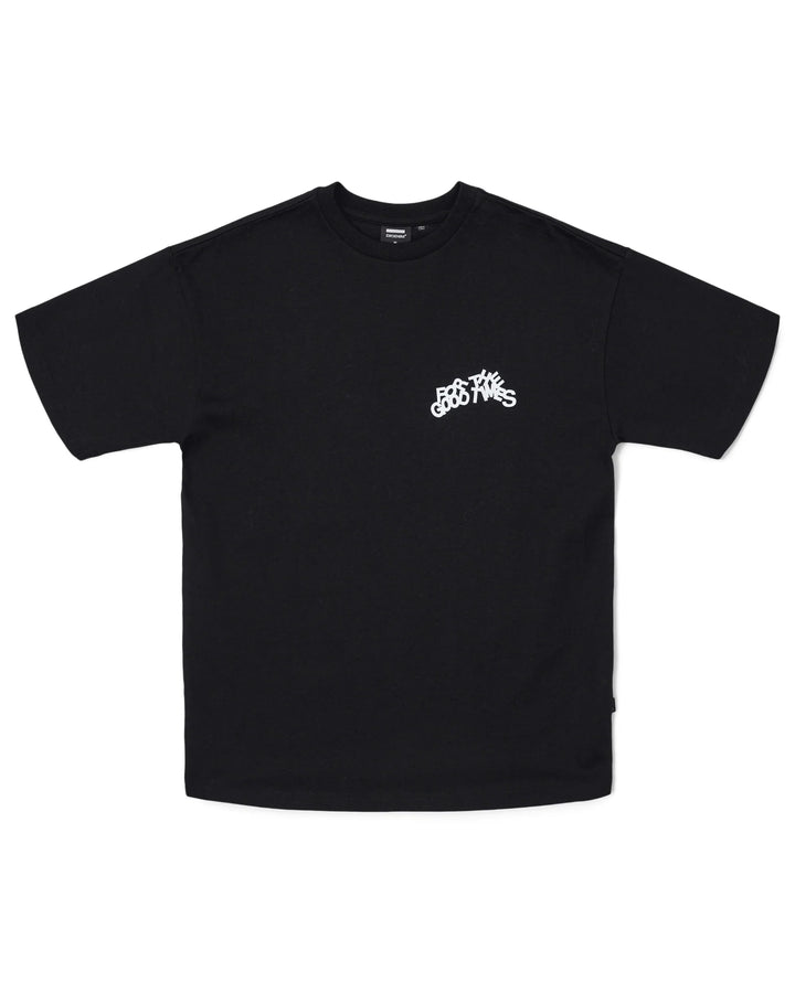 Dr Denim Trooper Tee - Black The Good Times