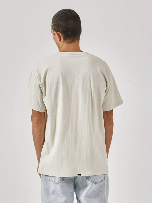 Thrills Workwear Embro Box Fit Tee- Heritage White