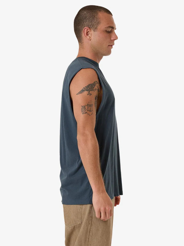 Thrills Minimal Thrills Merch Fit Muscle Tee - Dark Slate