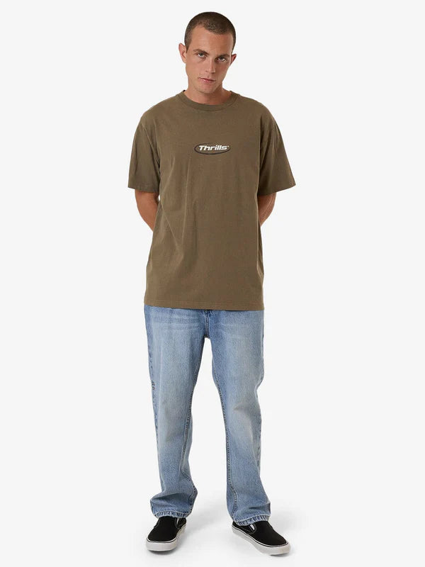 Thrills Pharm Merch Fit Tee - Desert