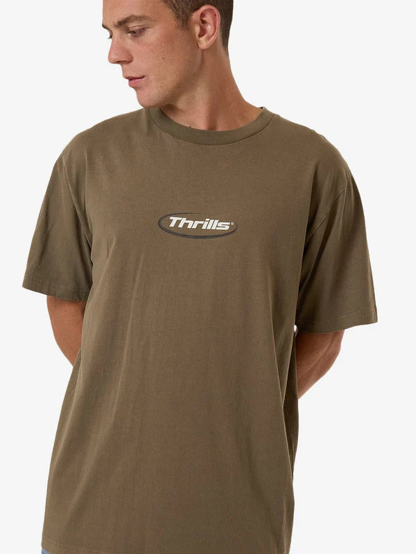 Thrills Pharm Merch Fit Tee - Desert