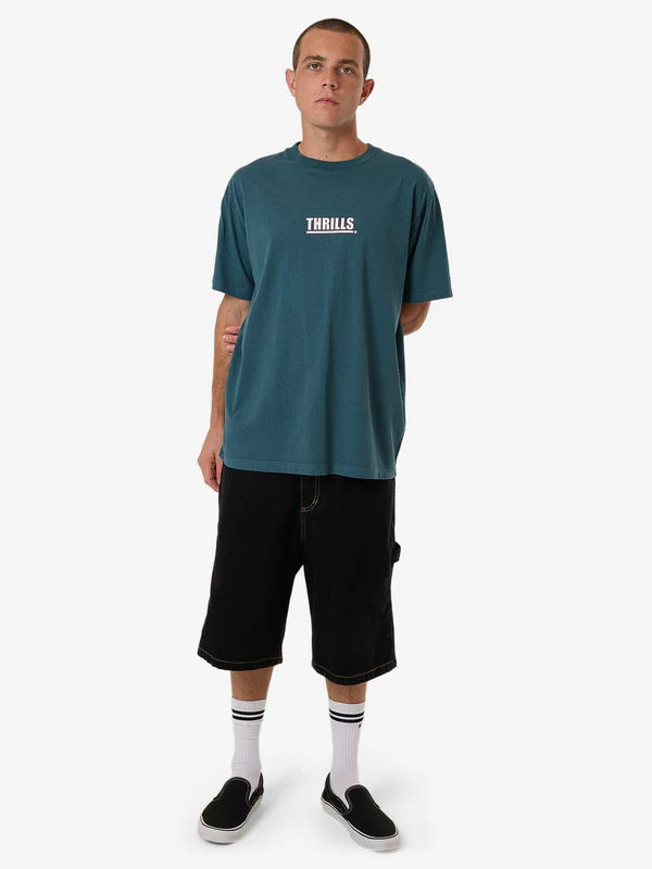 Thrills Logic Merch Fit Tee - Atlantic Deep