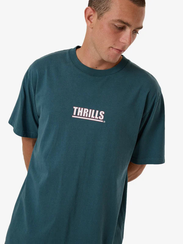 Thrills Logic Merch Fit Tee - Atlantic Deep