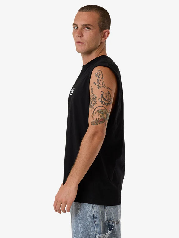 Thrills Logic Merch Fit Muscle Tee - Black