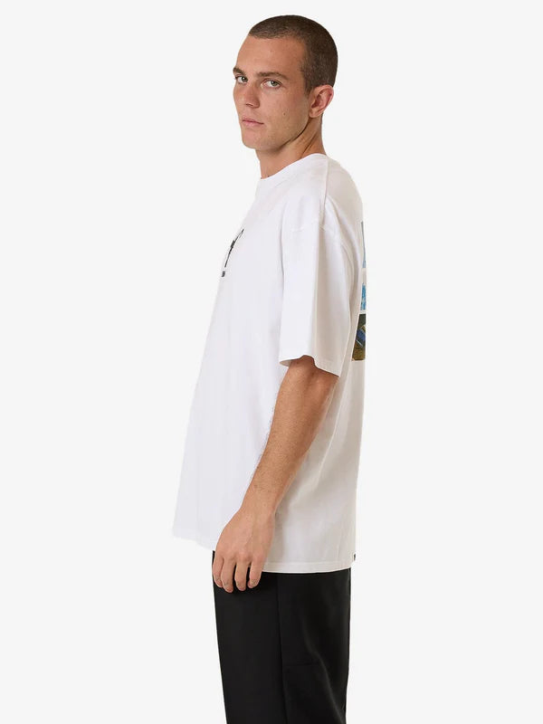 Thrills Energy Box Fit Oversize Tee - White