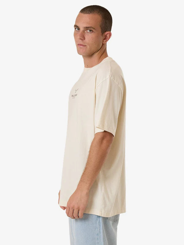 Thrills Emblem Merch Fit Tee - Unbleached