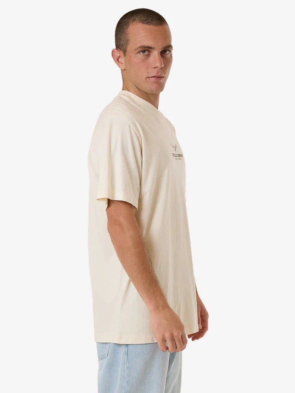 Thrills Emblem Merch Fit Tee - Unbleached