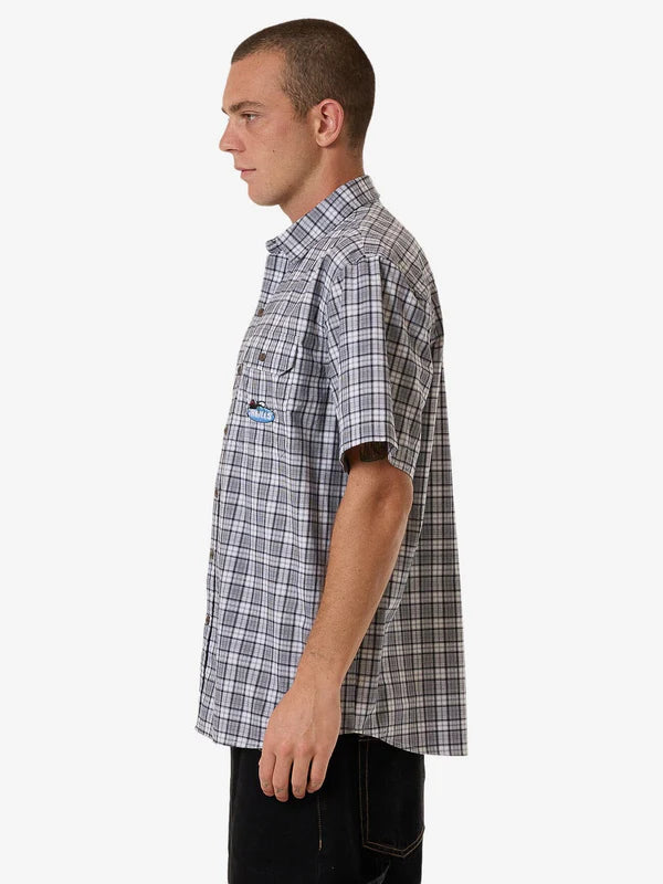 Thrills Trust In Us Short Sleeve Shirt - White