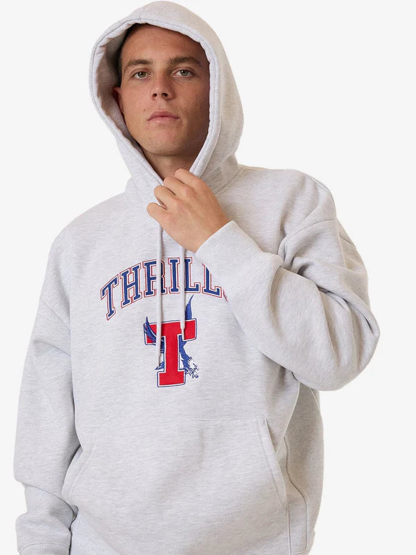 Thrills Roosevelt Slouch Pull On Hood - Snow Marle