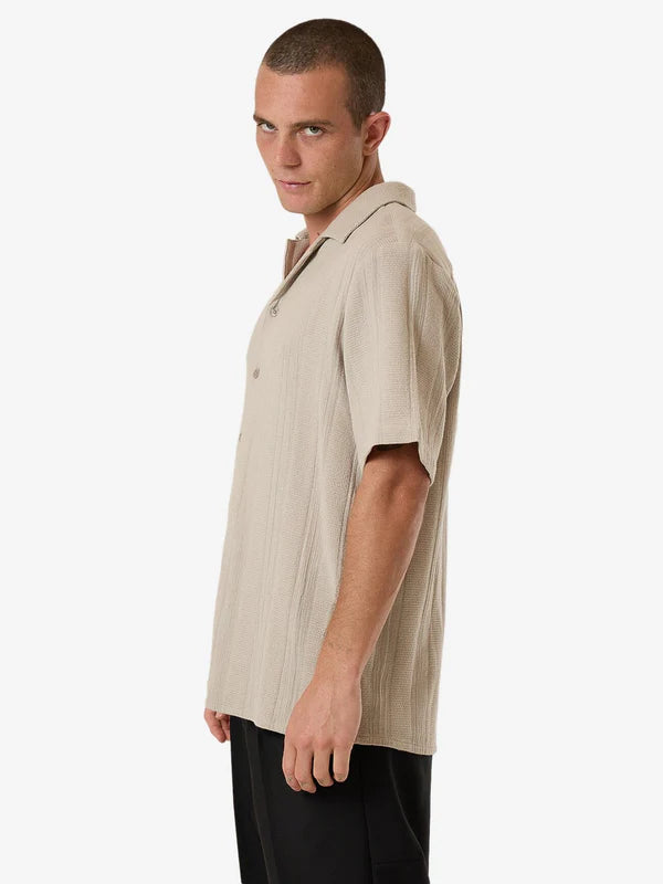 Thrills Evolution Bowling Shirt - Fog