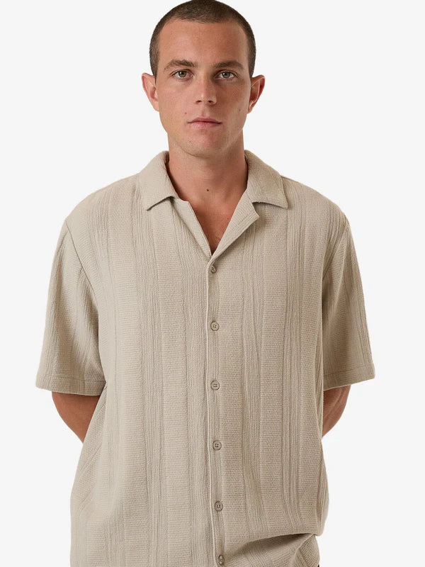 Thrills Evolution Bowling Shirt - Fog