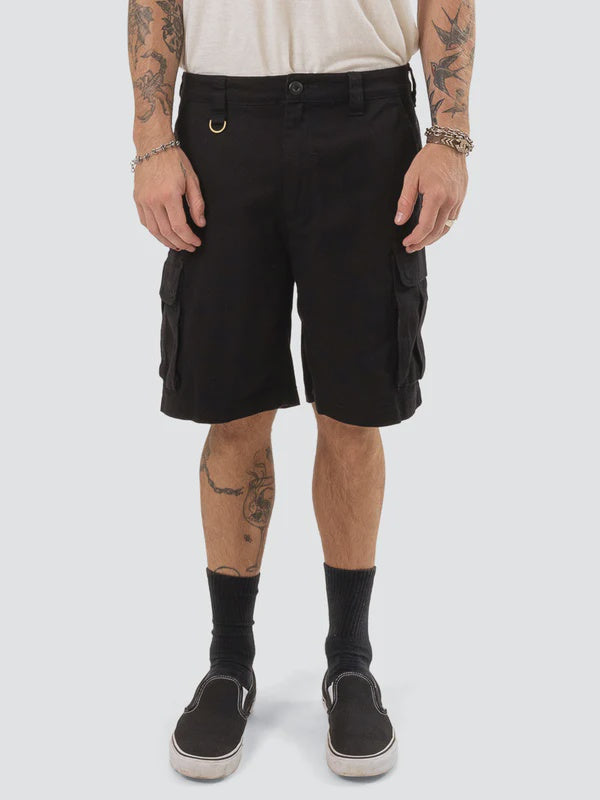 Thrills Slacker Union Cargo Short - Black