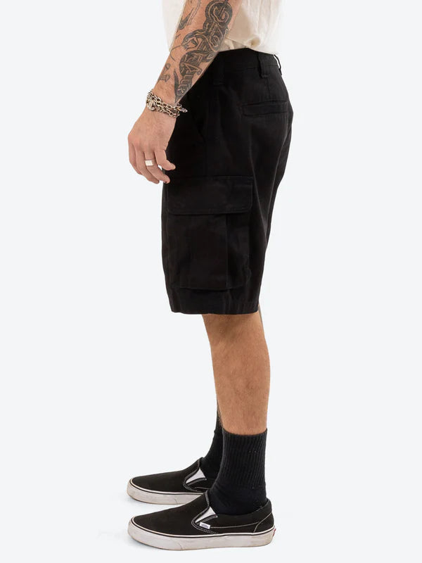 Thrills Slacker Union Cargo Short - Black