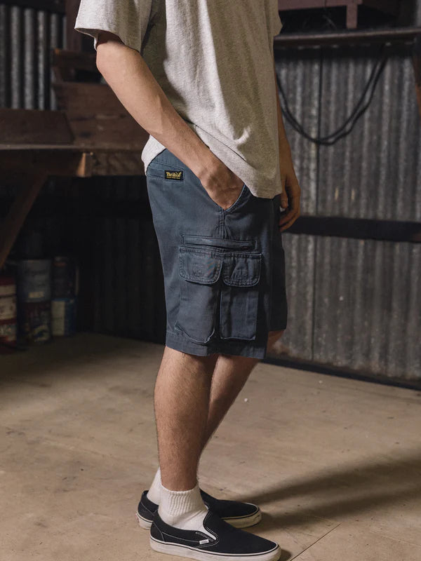 Thrills Slacker Union Cargo Short - Dark Slate