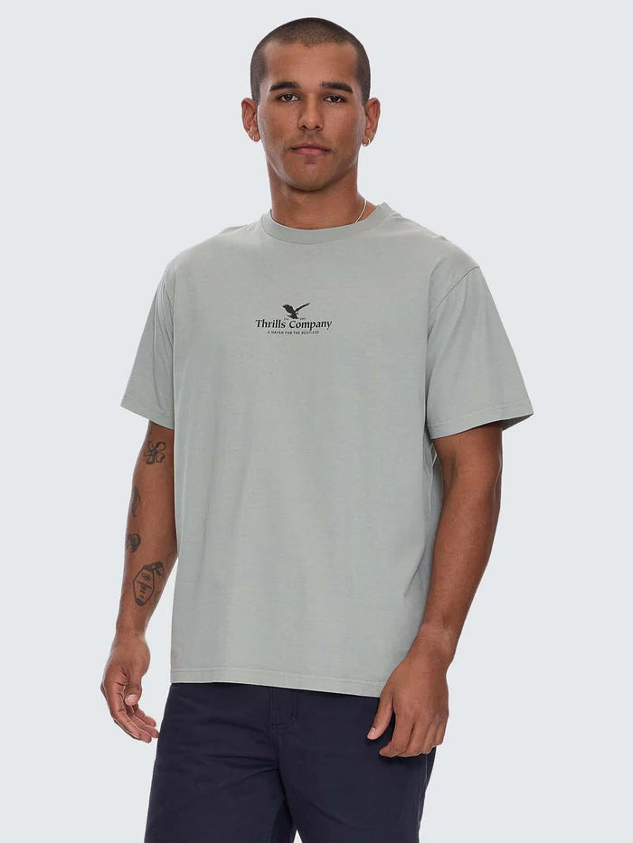 Thrills A Haven For The Restless Merch Fit Tee-Dirty Sage