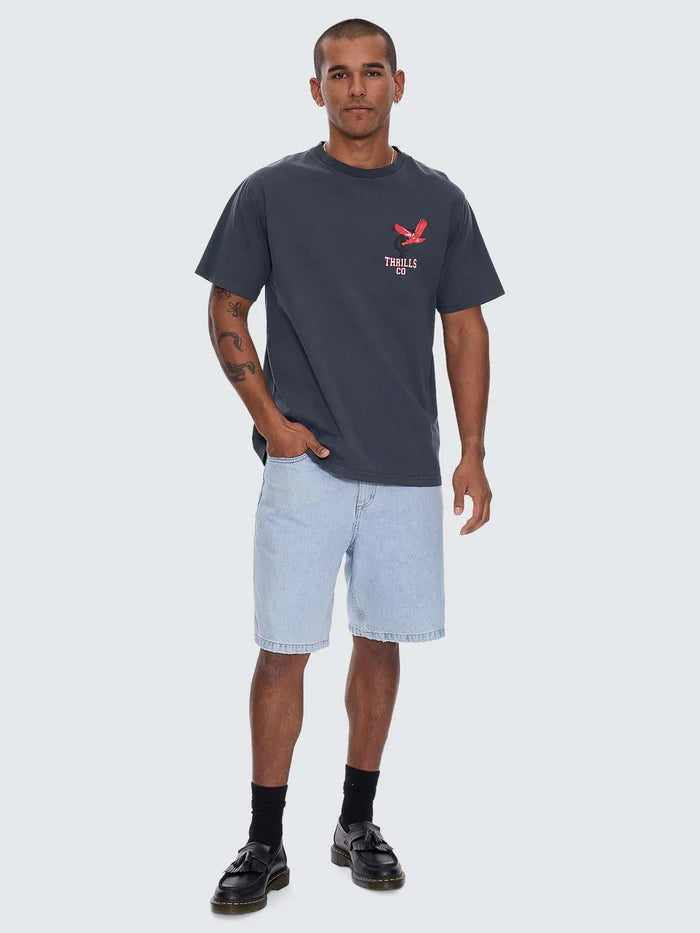 Thrills Wonder World Merch Fit Tee-Ebony