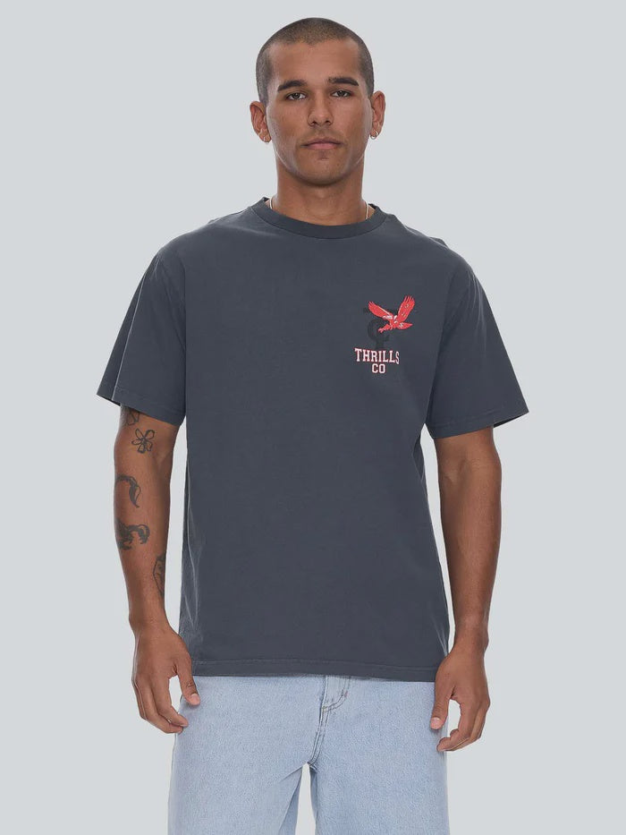 Thrills Wonder World Merch Fit Tee-Ebony