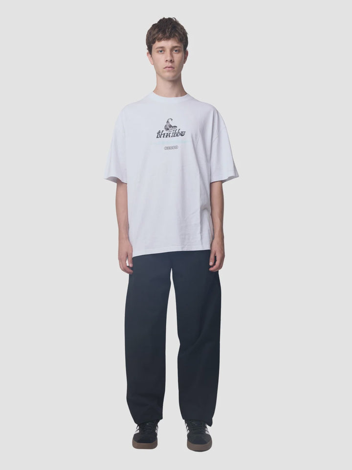 Thrills Chaotic State Box Fit Oversize Tee-White