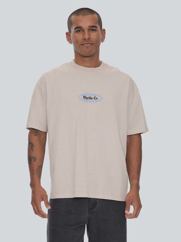 Thrills Bueno Bueno Bueno Oversize Fit Tee-Oatmeal