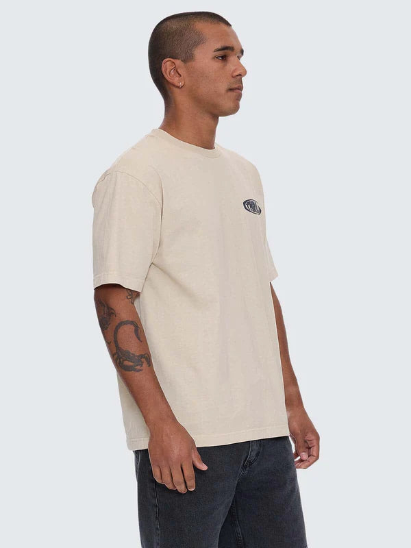 Thrills Shadowless Oversize Fit Tee-Oatmeal