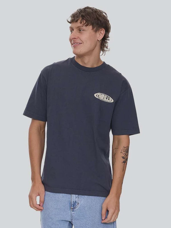 Thrills Shadowless Oversize Fit Tee-Total Eclipse