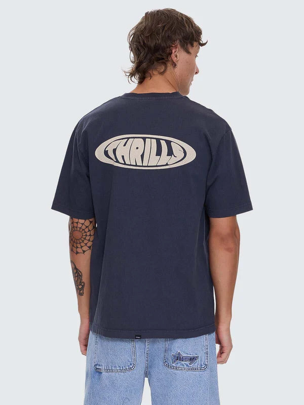 Thrills Shadowless Oversize Fit Tee-Total Eclipse