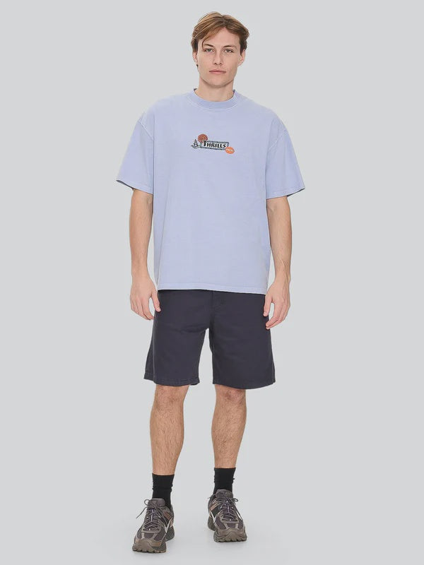 Thrills Slacker Relaxed Short-Blue Graphite
