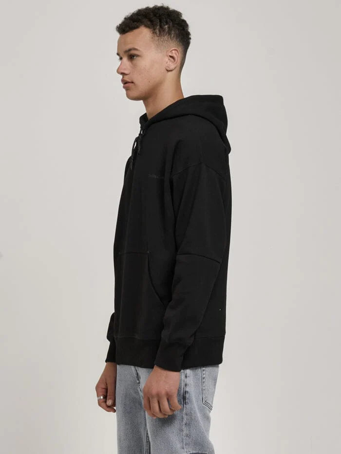 Thrills Underground Slouch Pull On Hood - Black