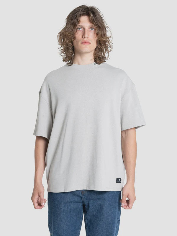 Thrills Cortex Box Fit Oversize Tee - Oyster Grey