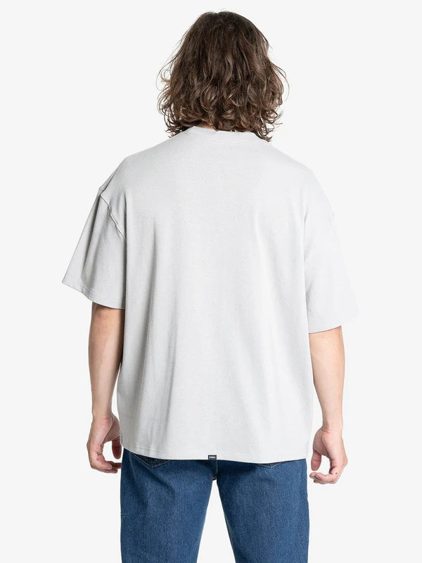 Thrills Cortex Box Fit Oversize Tee - Oyster Grey