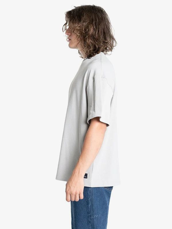 Thrills Cortex Box Fit Oversize Tee - Oyster Grey