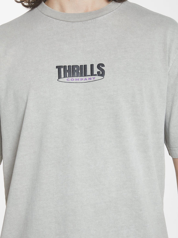 Thrills Shelter Reality Oversize Fit Tee - Fog