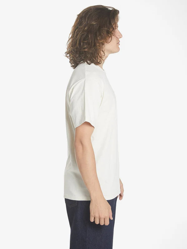 Thrills Workwear Embro Merch Fit Tee - Heritage White
