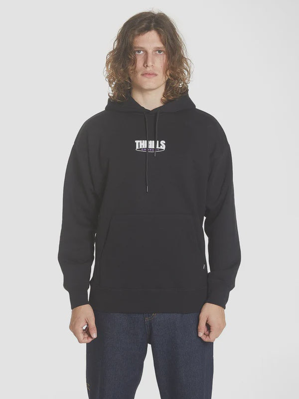 Thrills Shelter Reality Slouch Pull On Hood - Black
