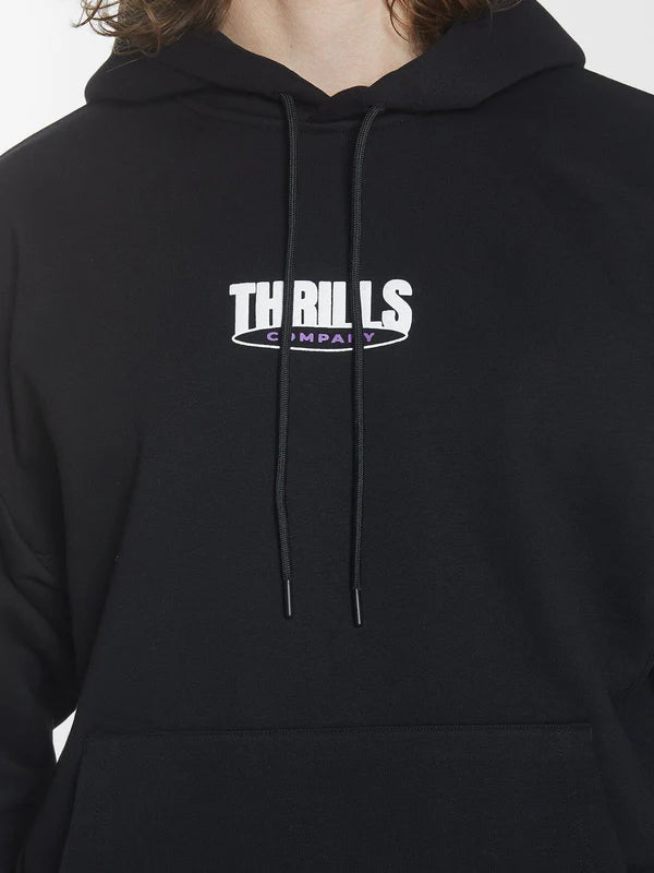 Thrills Shelter Reality Slouch Pull On Hood - Black