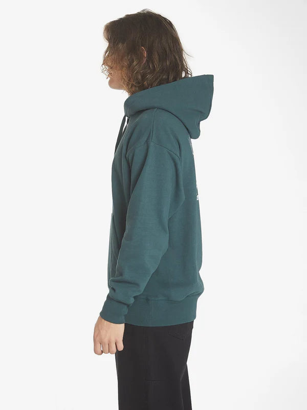 Thrills Energy Is Precious Slouch Pull On Hood- Dark Jade