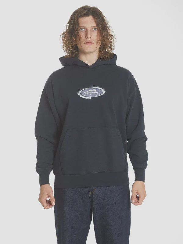 Thrills Throttle Slouch Pull On Hood - Twilight Black