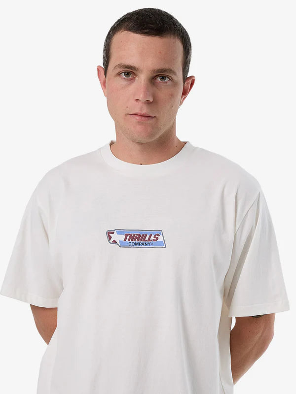 Thrills Starpower Merch Fit Tee - Dirty White
