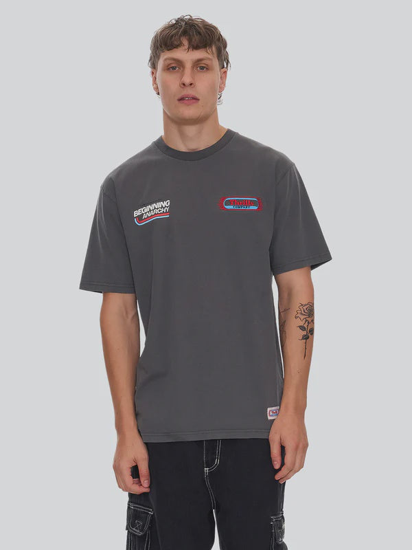 Thrills Beginning Anarchy Oversize Fit Tee - Merch Black