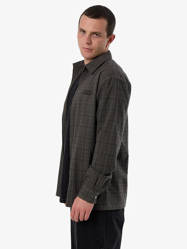 Thrills Jacob Long Sleeve Zip Jacket - Black