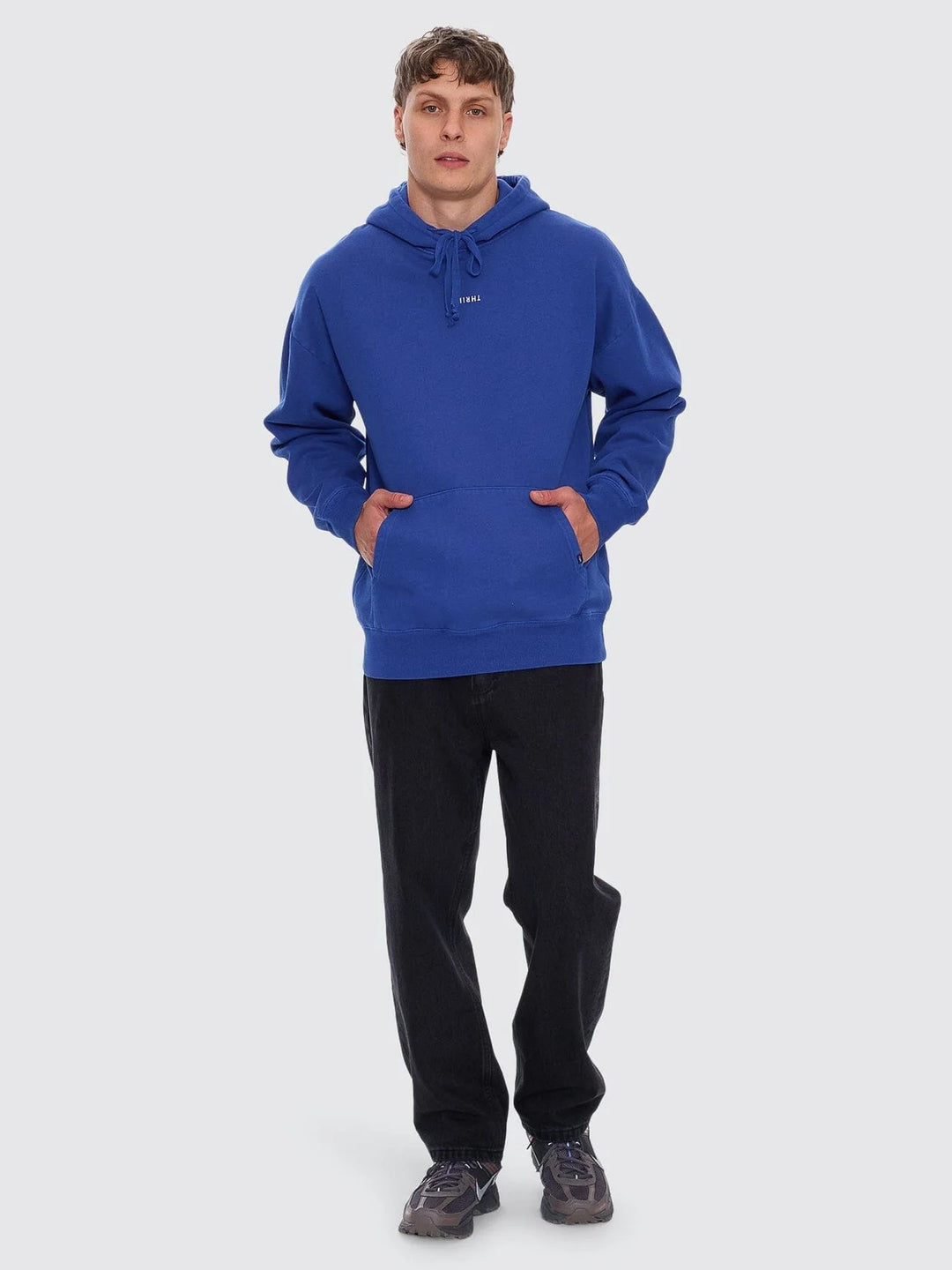 Thrills Minimal Thrills Slouch Pull On Hood - Placid Blue