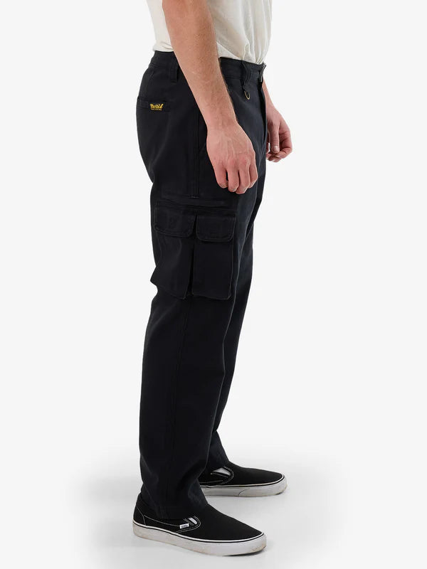 Thrills Slacker Union Cargo Pant - Washed Black