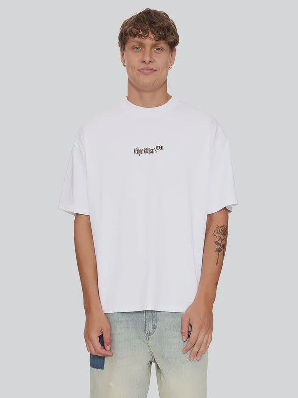 Thrills New Delusions Box Fit Oversize Tee - White