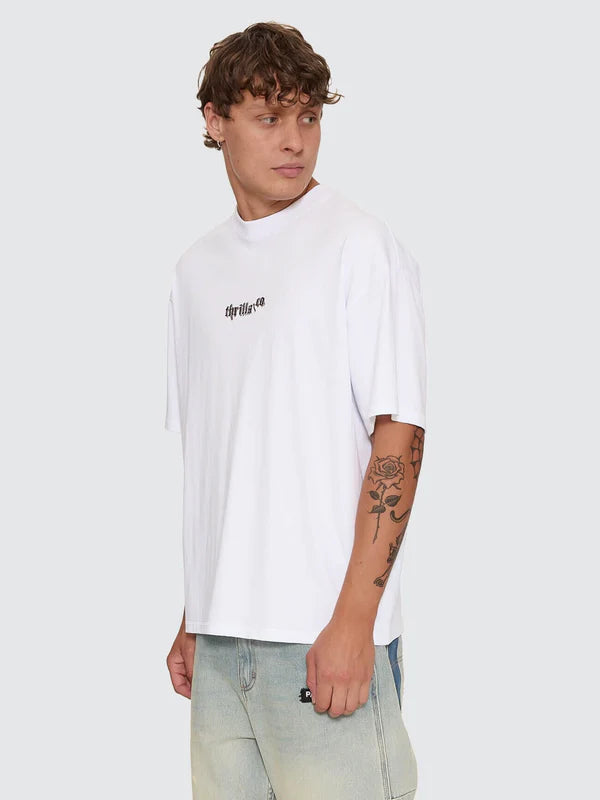 Thrills New Delusions Box Fit Oversize Tee - White