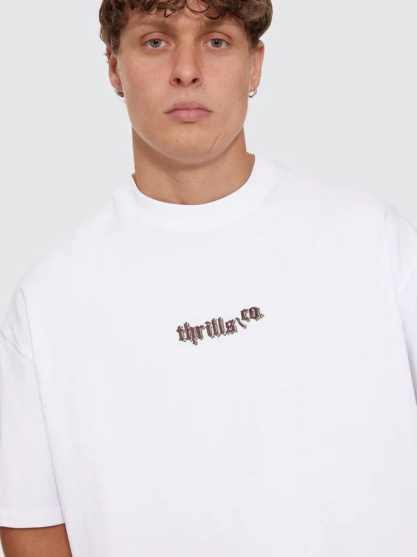Thrills New Delusions Box Fit Oversize Tee - White