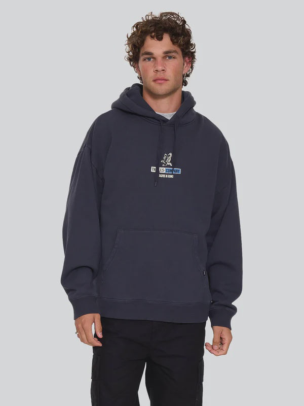 Thrills Risen Slouch Pull On Hood - Total Eclipse