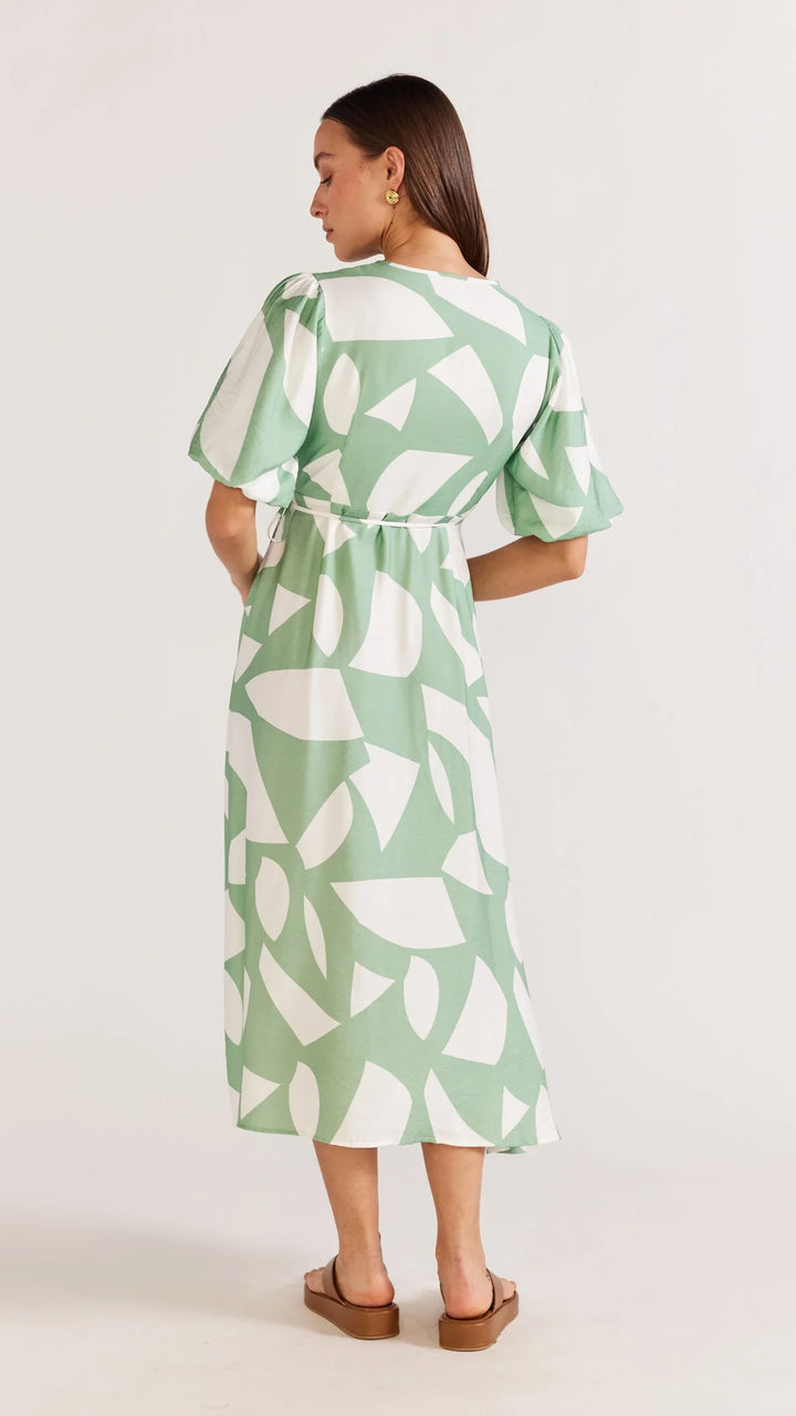 Staple The Label Lara Wrap Midi Dress - Spearmint